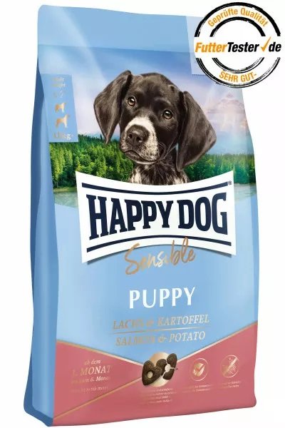 Happy Dog Puppy Lachs Kartoffel