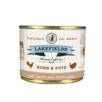 Lakefields Huhn & Pute mit Kürbis und Pastinaken...