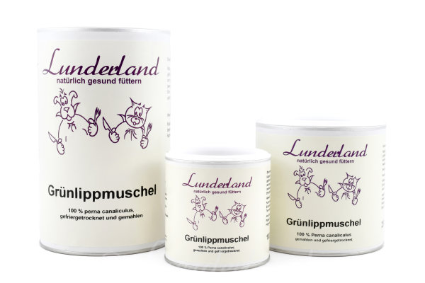 Lunderland Grünlippmuschelpulver 100 g