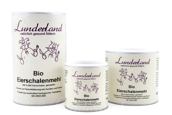 Lunderland Bio-Eierschalenmehl 150 g